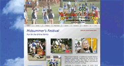 Desktop Screenshot of midsummersfestival.com